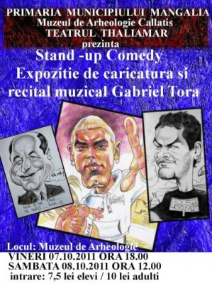 Spectacol de caricatură şi stand-up comedy, la Mangalia